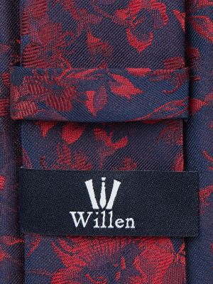 Krawat Willen bordowy