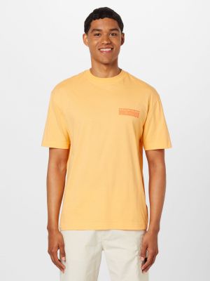 Džinsa krekls Calvin Klein Jeans oranžs