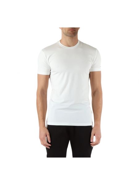 Koszulka slim fit bawełniana z modalu Antony Morato biała