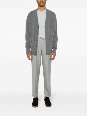 Pantalon en laine Brunello Cucinelli gris
