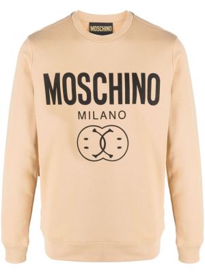 Βαμβακερός φούτερ με σχέδιο Moschino
