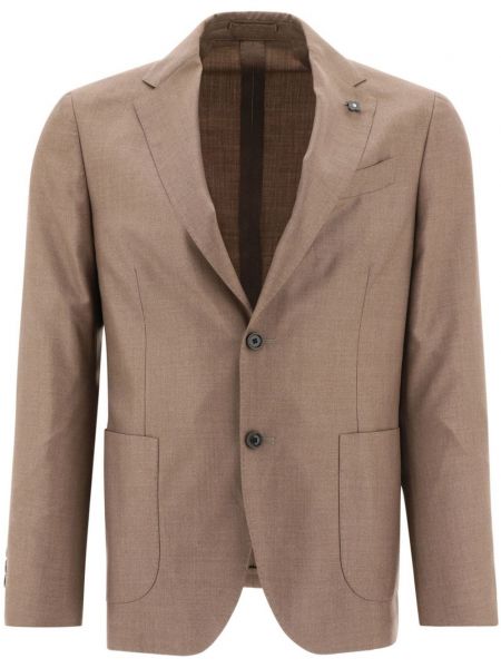 Kaşmir ipek blazer Lardini bej