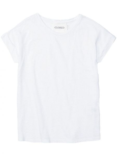 T-shirt aus baumwoll Closed weiß
