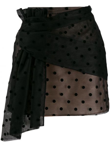 Falda con lunares de tul Nº21 negro