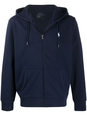 Jersey slim fit hoodie mit stickerei Polo Ralph Lauren