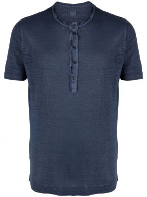 T-shirt di lino 120% Lino blu