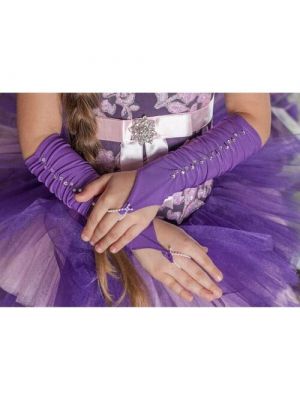 Перчатки Liola' фиолетовые