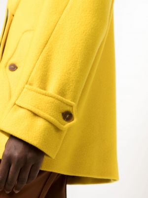 Cappotto corto di lana Alysi giallo