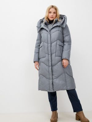 Утепленная куртка снежная королева серая