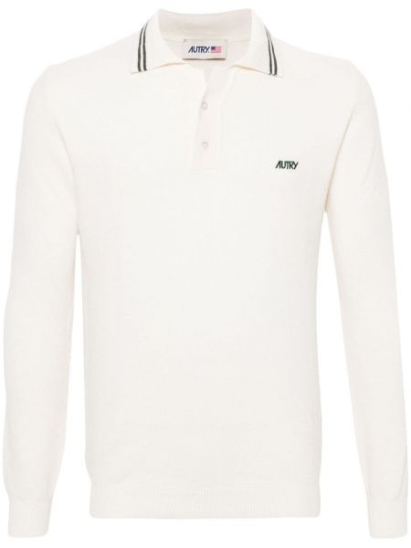 Poloshirt med broderier Autry