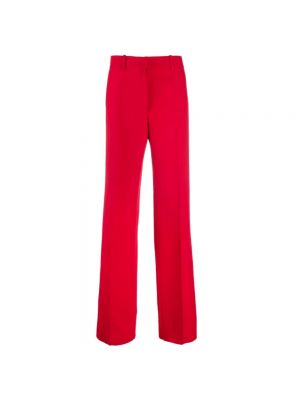 Spodnie relaxed fit Valentino czerwone