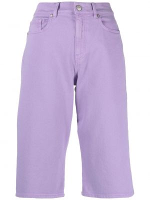 Pantaloni scurți din denim P.a.r.o.s.h. violet