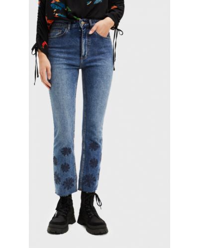 Jeans bootcut Desigual bleu