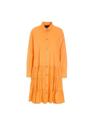 Kleid mit rüschen Bitte Kai Rand orange