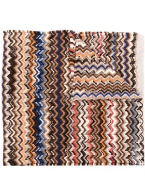 Ull skjerf Missoni brun