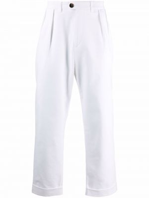 Pantaloni chino din bumbac Mackintosh alb