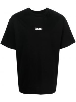 Тениска с принт Omc черно