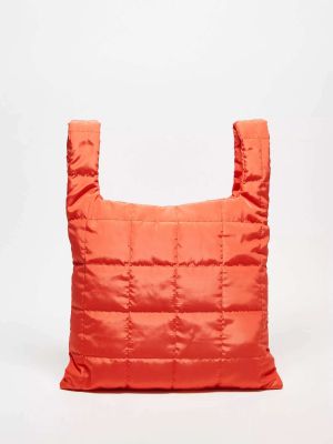 Нейлоновая стеганая сумка Public Desire оранжевая