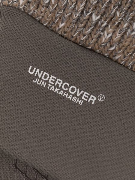 Gants en tricot à imprimé Undercover