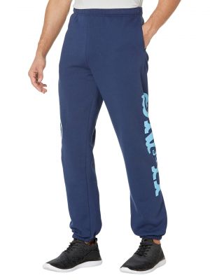 Флисовые брюки Mitchell & Ness синие