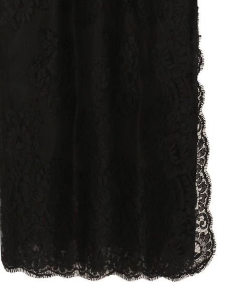 Mežģīņu vakarkleita Dolce & Gabbana melns