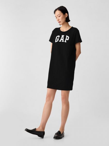 Rovné šaty Gap černé