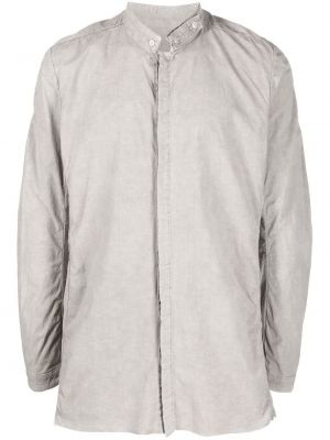 Chemise à col montant Boris Bidjan Saberi gris