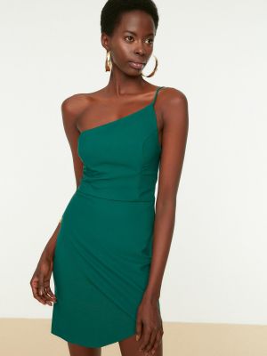 Κοκτέιλ φόρεμα Trendyol πράσινο