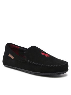Mokasyny Collins RF103827 Czarny Polo Ralph Lauren