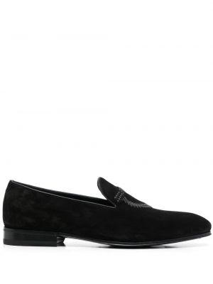 Ruskind loafers Salvatore Ferragamo svart