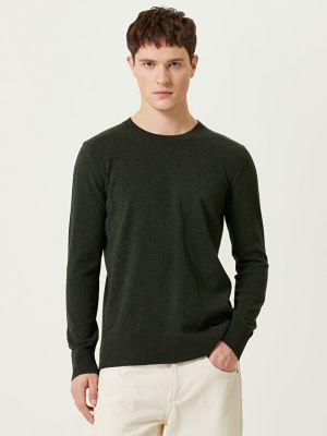 Кашемировый свитер Tru зеленый