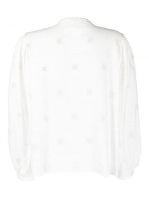 Haftowana bluzka Ba&sh biała