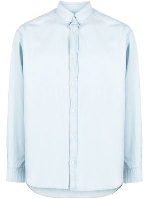 Camicia con stampa Maison Kitsuné blu