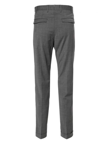 Kalhoty s lisovaným záhybem Pt Torino šedé