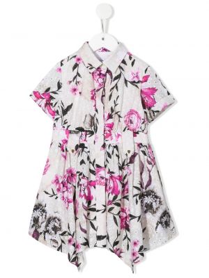 Trykt floral dress for jenter Roberto Cavalli Junior