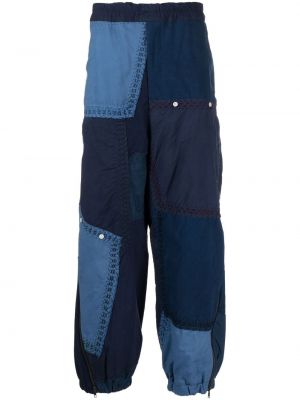 Спортни панталони с цип By Walid синьо