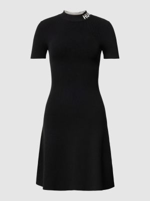 Sukienka mini z wiskozy Hugo czarna
