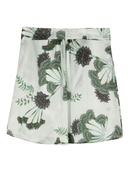 Květinové sukně s potiskem Société Anonyme zelené