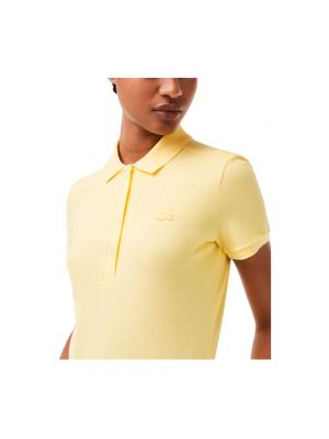 Poloshirt aus baumwoll Lacoste gelb