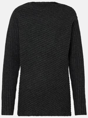 Jersey de lana de tela jersey Totême gris