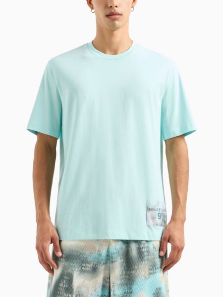 T-shirt en coton Armani Exchange vert