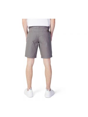 Pantalones cortos con cremallera de algodón Napapijri gris