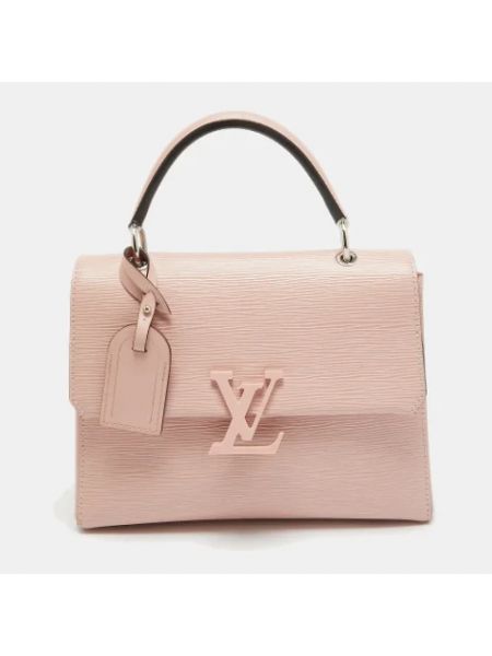 Torba skórzana Louis Vuitton Vintage różowa