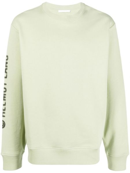 Trykt sweatshirt Helmut Lang grønn