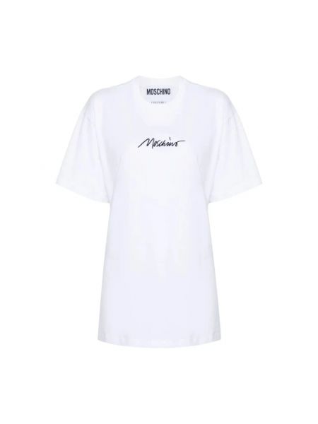 Biała koszulka Moschino