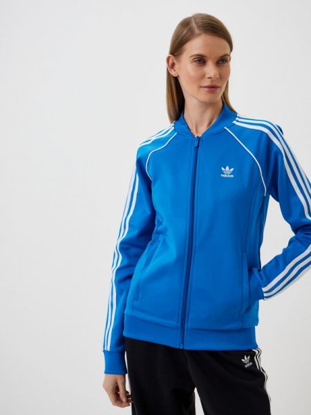 Голубая олимпийка Adidas Originals