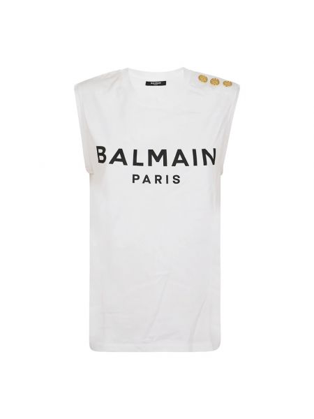 Hemd mit print Balmain weiß