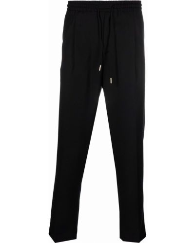 Pantalones rectos con cordones Briglia 1949 negro