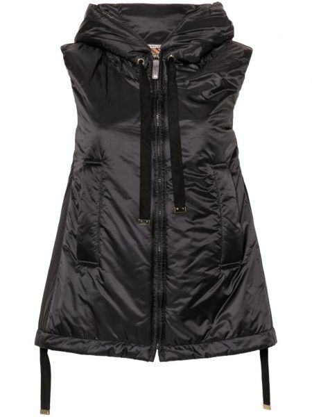 Hætte vest Max Mara sort