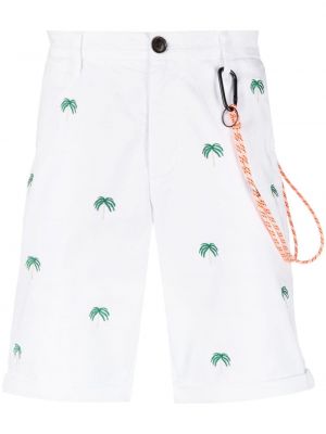 Bermuda kratke hlače z vezenjem Sun 68 bela
